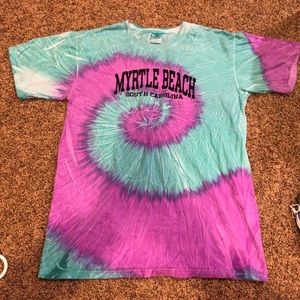 Spiral tie-dye t-shirt